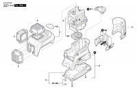Bosch 3 601 K63 S00 Gll 3-80 Laser Level / Eu Spare Parts